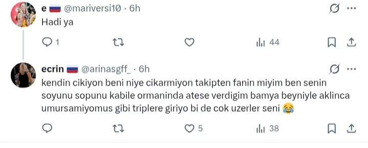 mariversi10's tweet photo. Bir sürü küfür atıp engellemek de tam senin gibi embesillere yakisirdi zaten😂😂😂 o kucuk akliyla tavsiye veriyor birde ugrastigim tiplere gell https://t.co/504xSiO9UM