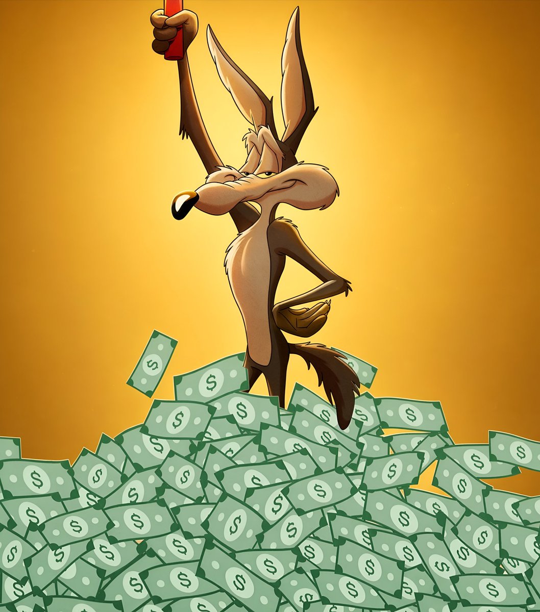 CartoonsOTMoon's tweet photo. COYOTE VS. ACME ha superado los $70M de dólares a nivel mundial:

Ketchup está por tener ganancias de la película que salvó. https://t.co/zfWvw0h1Ta