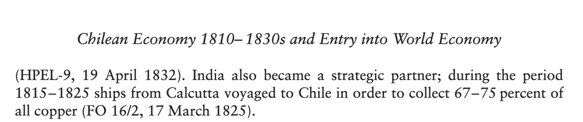 Su's tweet photo. Chile - Indian trade corridor goes way back https://t.co/9MXbZ27kUc