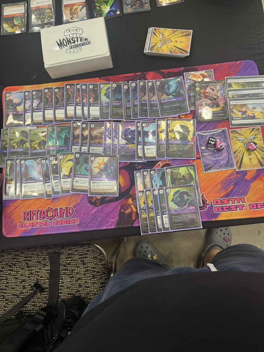 Deadlyfx123's tweet photo. Got top 8 at the #SCGbaltimore 25k! Played Kennen the faithful! Deck is cracked and can’t wait for LA! 
2-0 azir
2-1 Jax
2-0 reksai 
2-1 vex
2-0 kennen (token)
1-2 yi
2-0 azir 
2-1 yi
2-1 Ken
Draw 
1-2 rengar (t8)
@riftdecks @TeamFlexQ event was great and I love the community! https://t.co/e35qXeZRqM