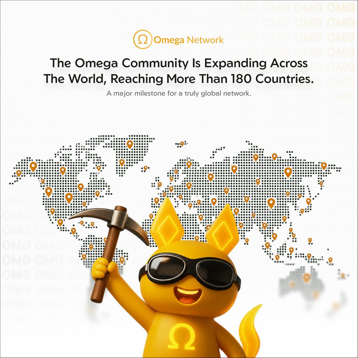 omega_net_x's tweet photo. THE OMEGA COMMUNITY IS GOING GLOBAL

From one community to a truly global network, @omega_net_x is now reaching more than 180 countries.

This milestone reflects the growing participation of people around the world who are mining, building, and becoming part of the Omega ecosystem.

180+ countries is more than a number. It represents a community expanding across borders and a network continuing to build toward broader adoption and real world utility.

The journey is still moving forward.

• Real Life Utility: creating practical use cases for Omega beyond mining

• Global Adoption: building a network designed to serve users across borders

• Accessible Mining: enabling more people to participate in the growth of the network

• Decentralized Ecosystem: building infrastructure where the community plays an important role

• Digital Payments: working toward practical and efficient crypto based transactions

• Ochain Infrastructure: developing blockchain infrastructure designed for real world crypto use

• Long Term Ecosystem Growth: building a sustainable network focused on adoption, utility, and continued development

Omega Network is growing with the world.

#omeganetwork