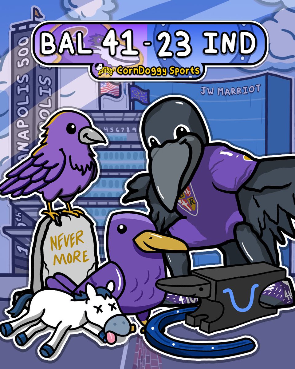 CornDoggyLOL's tweet photo. The Baltimore Ravens Dominate The Colts In Indy! https://t.co/dp7C5ucr35