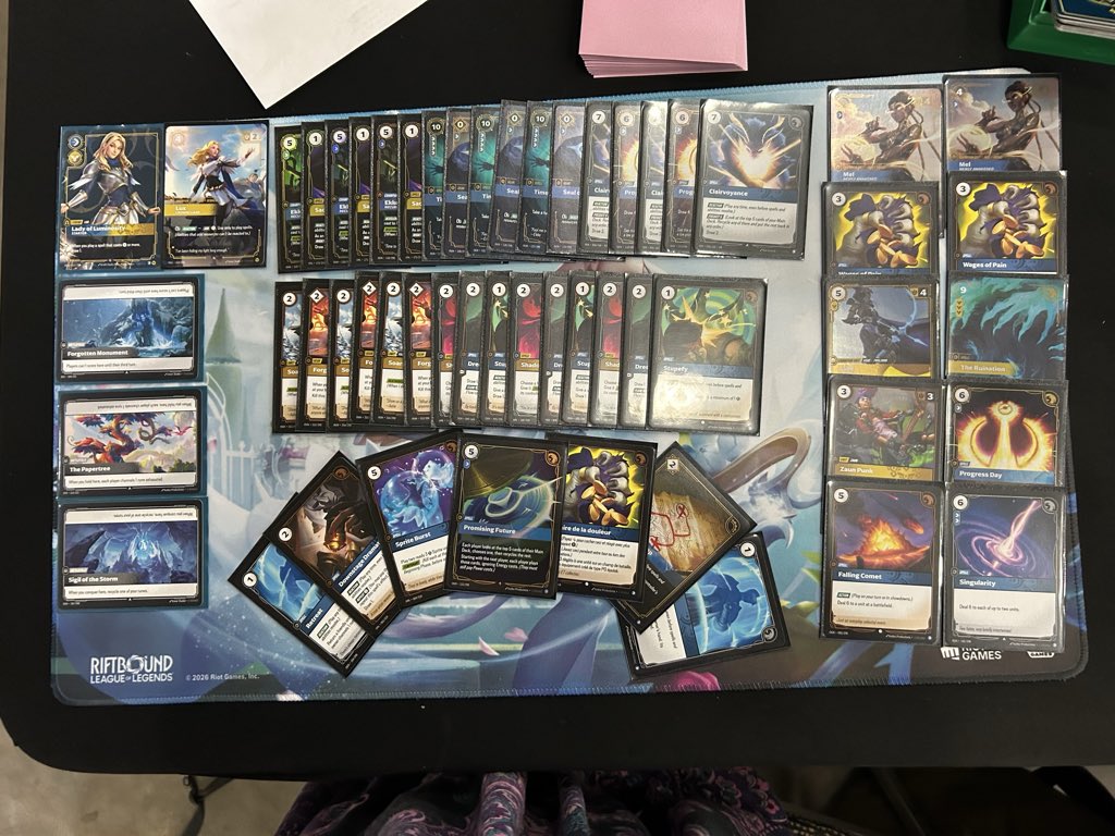 JasonILTG's tweet photo. I am the winner of the Baltimore Riftbound Showdown, with the same Lux list I played in Barcelona.

5-0 9-0 in the Trial on Fri to win a bye
9-0 15-2 into double ID to get 2nd seed swiss
2-0'd my Lucian QF opponent
Top 4 split cash and then decided Lux should win to get it banned https://t.co/9A537mnzAn