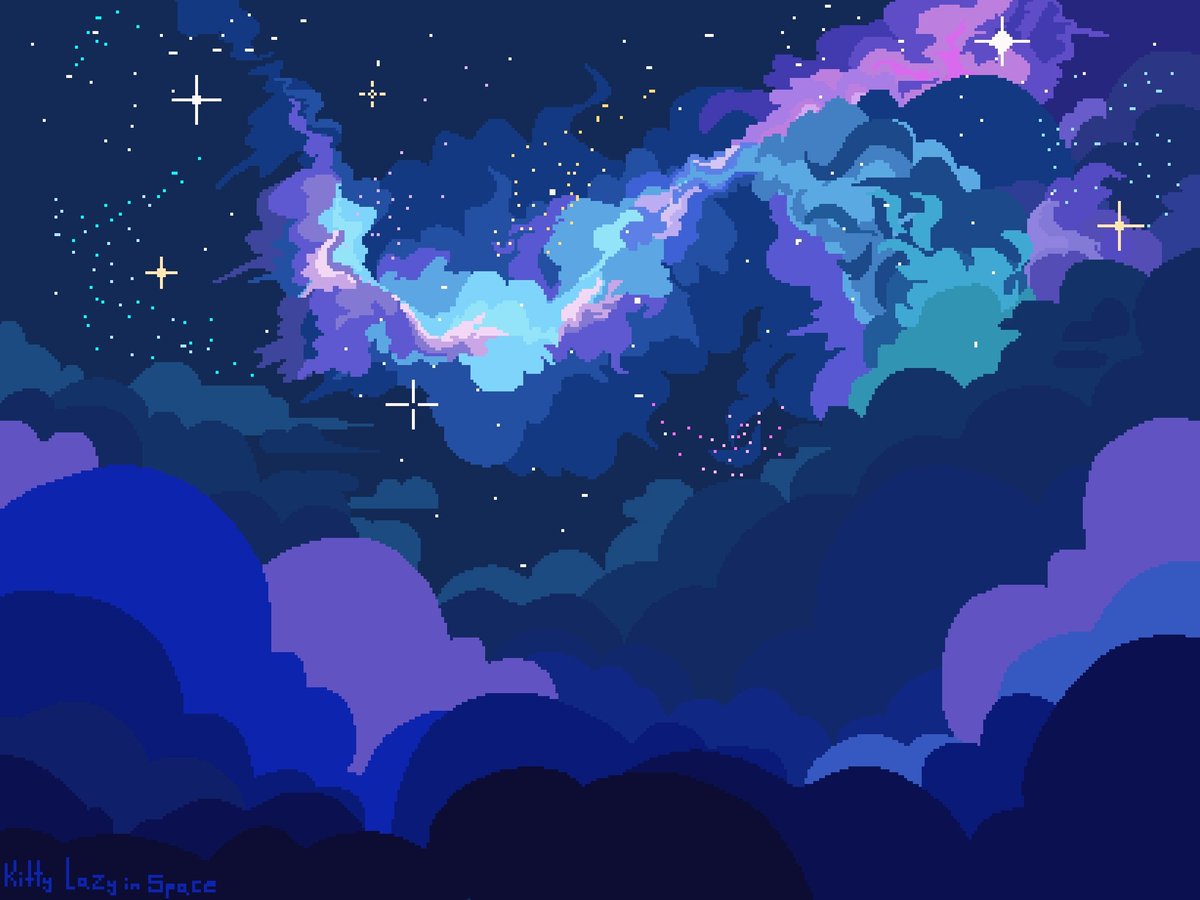 KittyLazySpace's tweet photo. #nuziweek2026
.⁠｡⁠*⁠♡ day 6: nightsky ｡⁠*ﾟ⁠+*⁠.⁠✧☆｡✧
#pixelartㅤㅤ https://t.co/rMNU9gW8uR