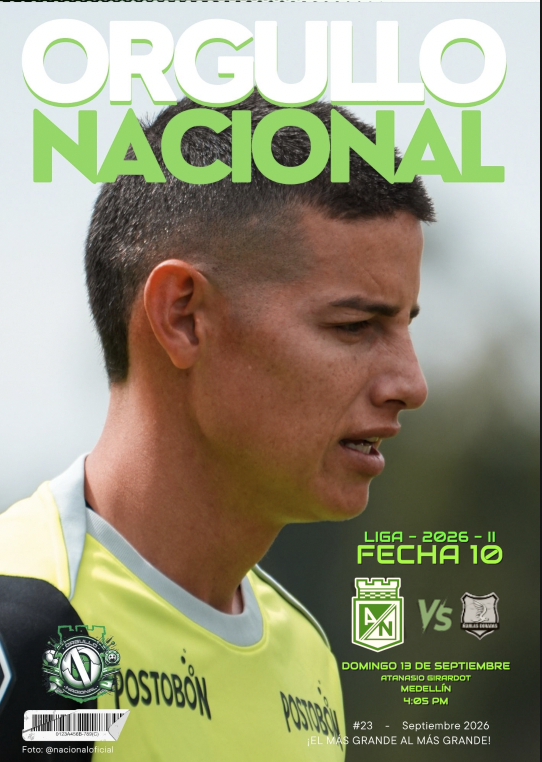 OrgulloNal22's tweet photo. 🟢📋¡LOS ELEGIDOS!🇳🇬
Estos son los once designados de Atlético Nacional por Lucas González para el juego ante Águilas por la fecha 10 del rentado local.
📸@nacionaloficial
𝗩𝗮𝗺𝗼𝘀 𝗧𝗼𝗱𝗼𝘀 𝗝𝘂𝗻𝘁𝗼𝘀💚🤍
#OrgulloNacional #NacionalSiempreVuelve #VamosTodosJuntos #James23 https://t.co/TsQPn9Fusq