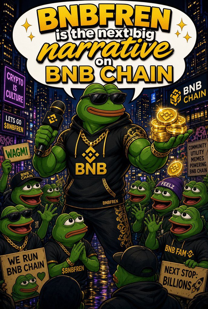 DeBosscrypto's tweet photo. @pepetoshi $Fren the Og pepe narrative
Building on BNB Chain, a lot has been built check Fren out join the movement
@Bnbfren_bsc
#BNB #Fren #BNBFREN https://t.co/tKNsKAJaOv