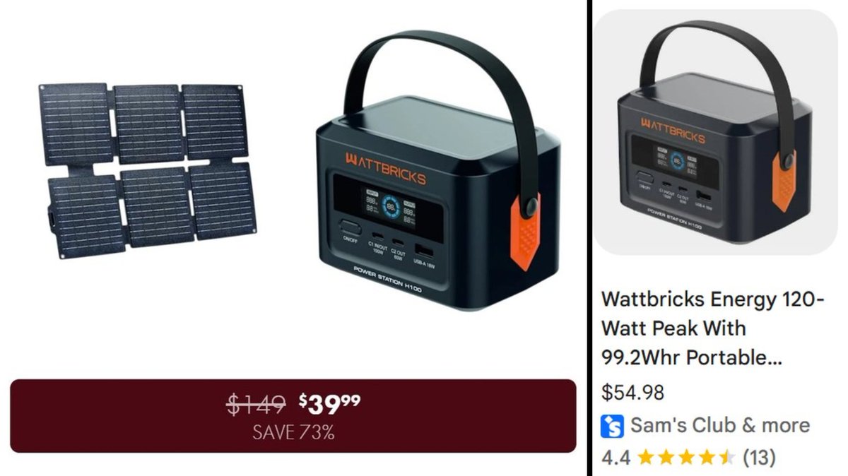 Pricerrors's tweet photo. $150 POWER STATION BUNDLE FOR $40 IS BACK

73% OFF - Sam’s still charges more for just the charger

https://t.co/3Zm9SyIucz #ad

TSA compliant + airline approved + fast charging

Select $9.99 shipping then code ‘LATERFS’ to make it FREE https://t.co/yavCRBWqDN