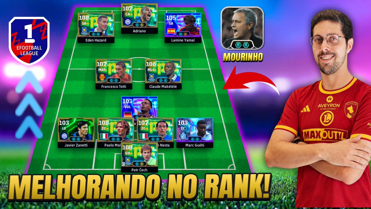 lemefcstreaming's tweet photo. LIGA EFOOTBALL COM MAKELELE E GUEHI! SUBINDO NA 1ª DIVISÃO! https://t.co/hSiEMGZeh2 via @YouTube 

#efootball https://t.co/IINBV8bKy0