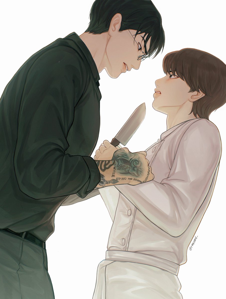 rinesand_'s tweet photo. a consommé to brunoise
#jikook #kookmin #fanart https://t.co/nPxtY30HEB
