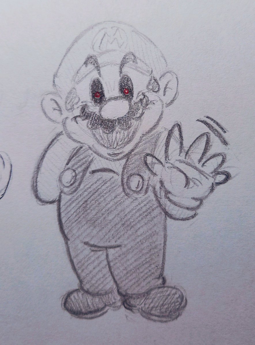 Fabrizzsg313's tweet photo. a few little doodles for the "marrito"
#Horrorbrew #SuperHorrorMario 
#mariosmadnessv2 https://t.co/TkvQagTN8u