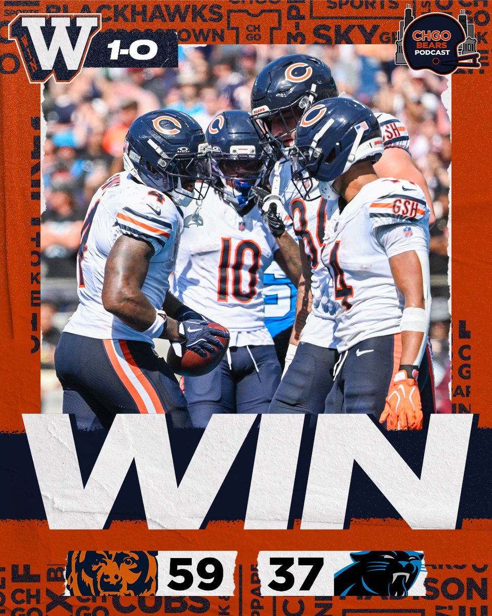 CHGO_Bears's tweet photo. WHAT A GAME. BEARS WIN BIG‼️ https://t.co/Ve9jZSjVLy