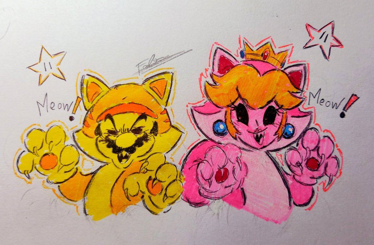 Fabrizzsg313's tweet photo. a few little doodles for the "marrito"
#Horrorbrew #SuperHorrorMario 
#mariosmadnessv2 https://t.co/TkvQagTN8u