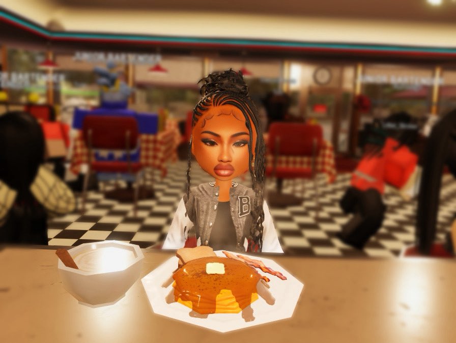 NelliTheDiamond's tweet photo. Had my lil Danβs Diner pancakes earlier. π₯π₯π #TheDiamond #NelliTheDiamond #Roblox https://t.co/4xuoFE6oJF