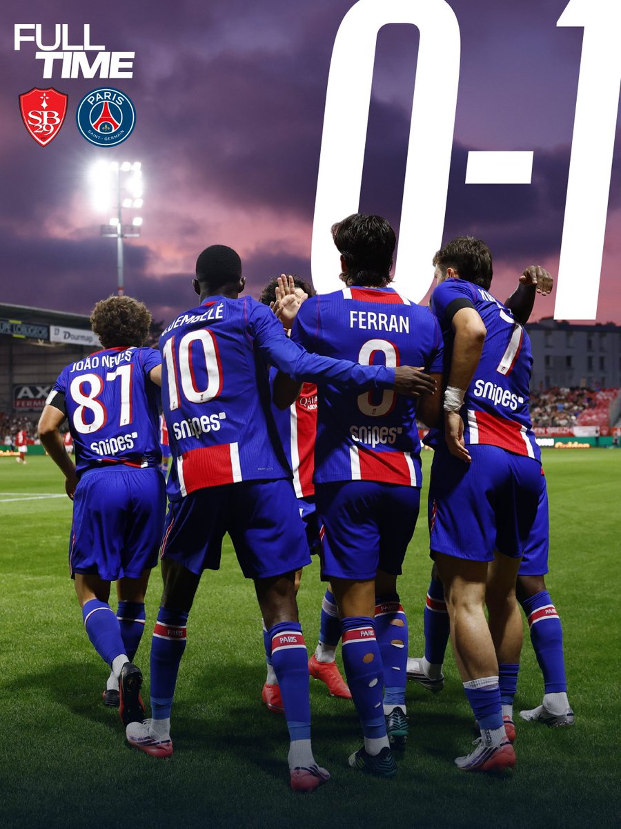 PSG_inside's tweet photo. ⏱️ 90’ I Une victoire importante ! 👊

⚽️ 5' Ferran 

#SB29PSG 0️⃣-1️⃣ I @Ligue1 https://t.co/KN2YJjBY9W