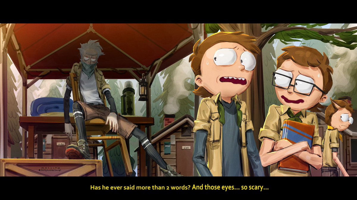 themalviro's tweet photo. Rick S-739 on deck at #mortysummercamp

(Moneybags and Bookworm Mortys by @rickmortypilled !)

#rnm https://t.co/g12vKHokqK