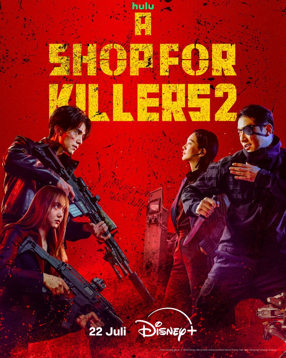 Movie_boxes's tweet photo. الموسم الثاني
 مسلسل "A Shop for Killers" 
 الموسم الثاني حول جيونغ جي آن (كيم هاي جون)، التي أصبحت بعد أحداث الموسم الأول المديرة الجديدة لمتجر الأسلحة السري "Murthehelp". يعود عمها جيونغ جين مان (لي دونغ ووك)، الذي كان يُعتقد أنه ميت، ليظهر مجددًا. تتوسع القصة بشكل كبير، حيث تنتقل المواجهة من البقاء على قيد الحياة في منزل العم إلى حرب شاملة ضد منظمة "Babylon" الإجرامية العالمية.
 المحور الأساسي للموسم هو الهجوم المضاد مما يكشف أسرار العالم السفلي للقتلة المحترفين.
حقق المسلسل رقماً قياسياً فور عرضه، محققاً المركز الأول كأكثر مسلسل كوري أصلي مشاهدة على منصة ديزني+ عالمياً في يوم عرضه الأول، متفوقاً على الموسم الأول. كما تصدر قوائم المحتوى الأكثر شعبية في عدة دول مثل كوريا وتايوان واليابان.
على الرغم من الإشادة، رأى البعض أن الموسم الثاني إيقاعه بطيء في بعض الأجزاء الوسطى لكن حصل المسلسل على تقييم 8.2/10 على موقع MyDramaList و  IMDB 8/10
🗞️ أخبار حصرية
كشف الممثل لي دونغ ووك أنه طلب من فريق الإنتاج وقتًا لزيادة وزنه بنحو 8-9 كيلوغرامات لتجسيد شخصية جين مان بشكل أكثر ملاءمة، مشيرًا إلى أن وزنه الطبيعي كان يبدو نحيفًا جدًا للدور.
#korean #KoreanUpdates #مسلسلات_كورية #مسلسلات #Tv #DisneyPlusSG #Disney
