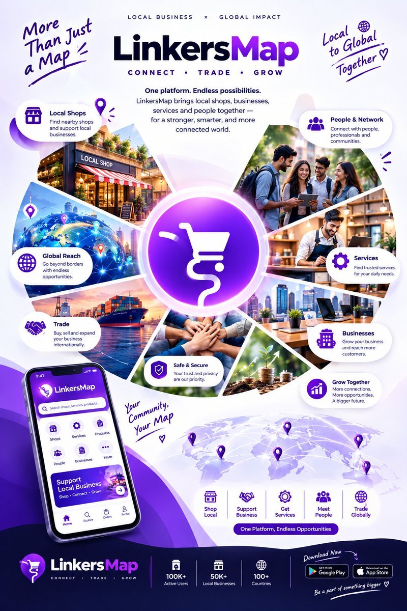 SadamX387's tweet photo. Bien plus qu'une carte
LinkersMap connecte commerces, entreprises et utilisateurs, pour un commerce local plus connecté et international.

🌐 INSCRIVEZ VOTRE ENTREPRISE DÈS AUJOURD'HUI :

https://t.co/lUfxeerr3l

#Interlink #ITLG #ITL #Link https://t.co/1ENUpdGd12