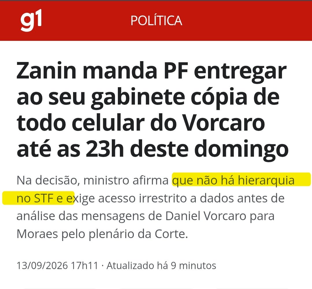 taoquei1's tweet photo. Isso aqui tem repercussão gravíssima!
Se eu fosse ministro dava uma canetada agora para soltar o Bolsonaro e colocaria na decisão que ta tudo valendo porque nessa pocilga não tem hierarquia e que ta valendo desde semana passada um ministro decidir em cima do outro ministro... https://t.co/niXiNIOVjX