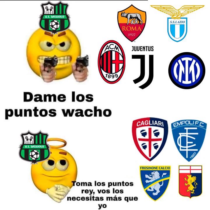 marioreinoso_'s tweet photo. Volvió

Sí

Volvió el mejor meme del Calcio

DON SASSUOLO LO HIZO DE NUEVO

🇮🇹🚬 https://t.co/ouKm9jqejv