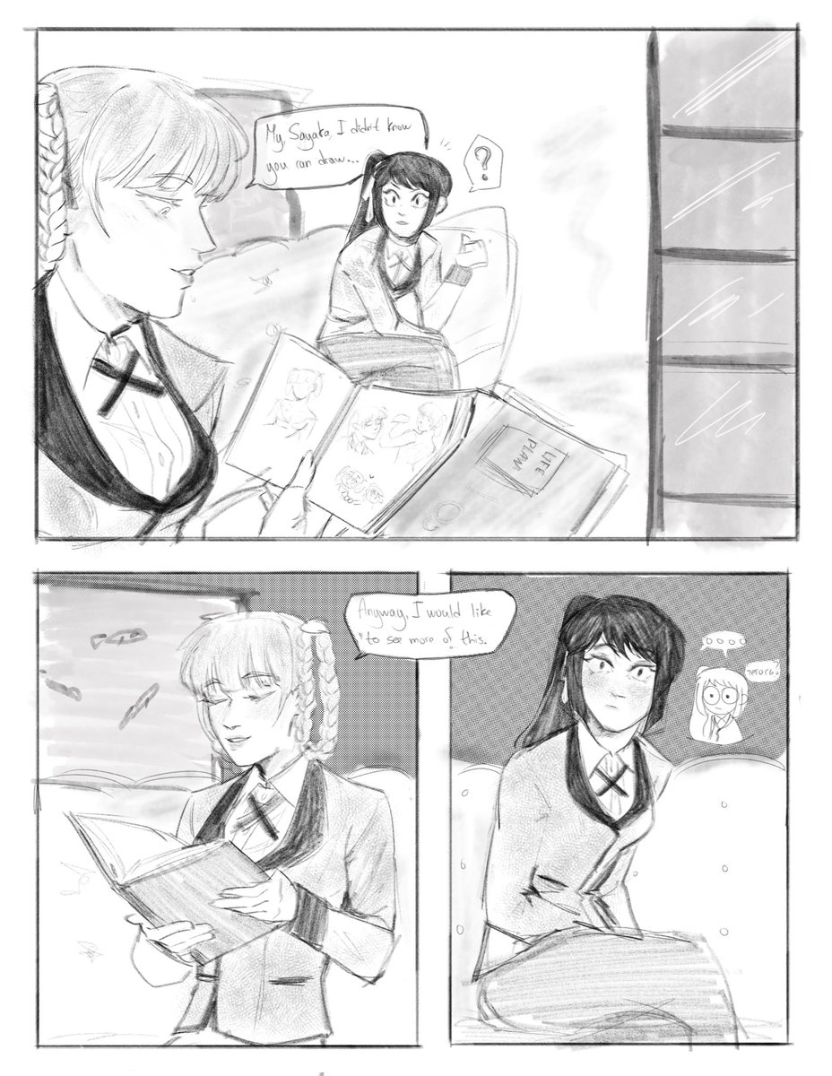 Vessella_vVv's tweet photo. что-то похожее на продолжение позапрошлого арта  #kakegurui #kirasaya https://t.co/lMLwjtgtEx