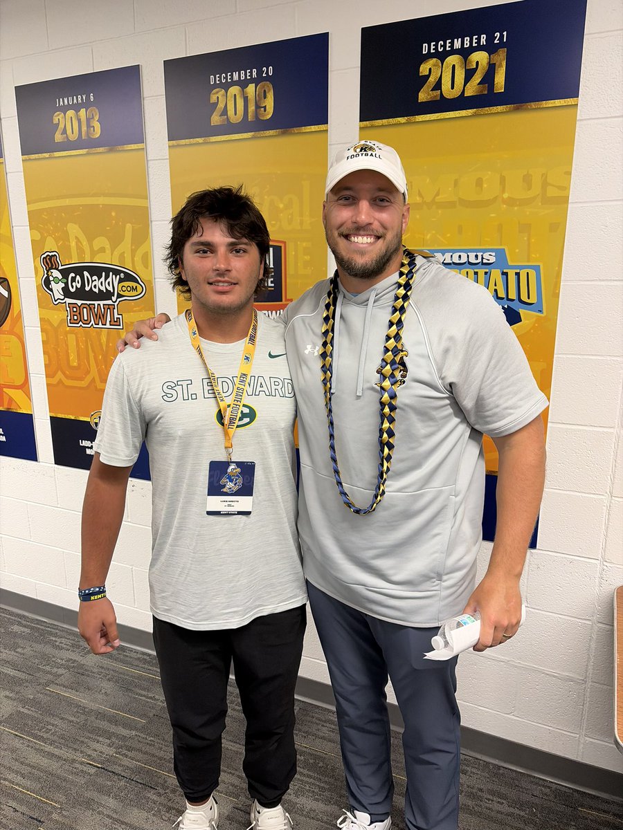 LukeArdito99's tweet photo. Had an awesome time at Kent for their home opener!
Loved the atmosphere and culture 

@CoachAuggie @neohiohsfb @OhiosElite1 
@OHSFBMedia https://t.co/bRDGnhbVrI