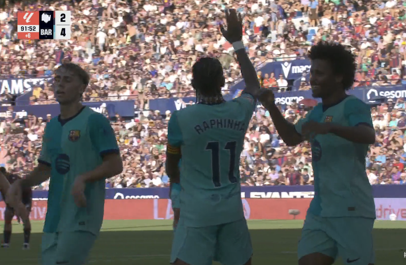 TouchlineX's tweet photo. 4-2 FC Barcelona.

GOOOOOOOOOOOOOOOOOLLLLLLLLLLL ADEYEMI !!!!!!!!!!!!!!!!!!!!!!!!!!!!!!!!!! ADEYEMI SCORES THE 4TH GOAL FOR BARCELONA !!!!!!!!!!!!!!!!!!!!!!!!!!!!!!!!!!!!!!! GAME OVER !!!!!!!!!!!!!!!!!!!!!!!!!!!!!!! WHAT A GOAL !!!!!!!!!!!!!!!!!!!!!!!!!!!!!!!!!!!!!!!! https://t.co/BCBjnRZnL4
