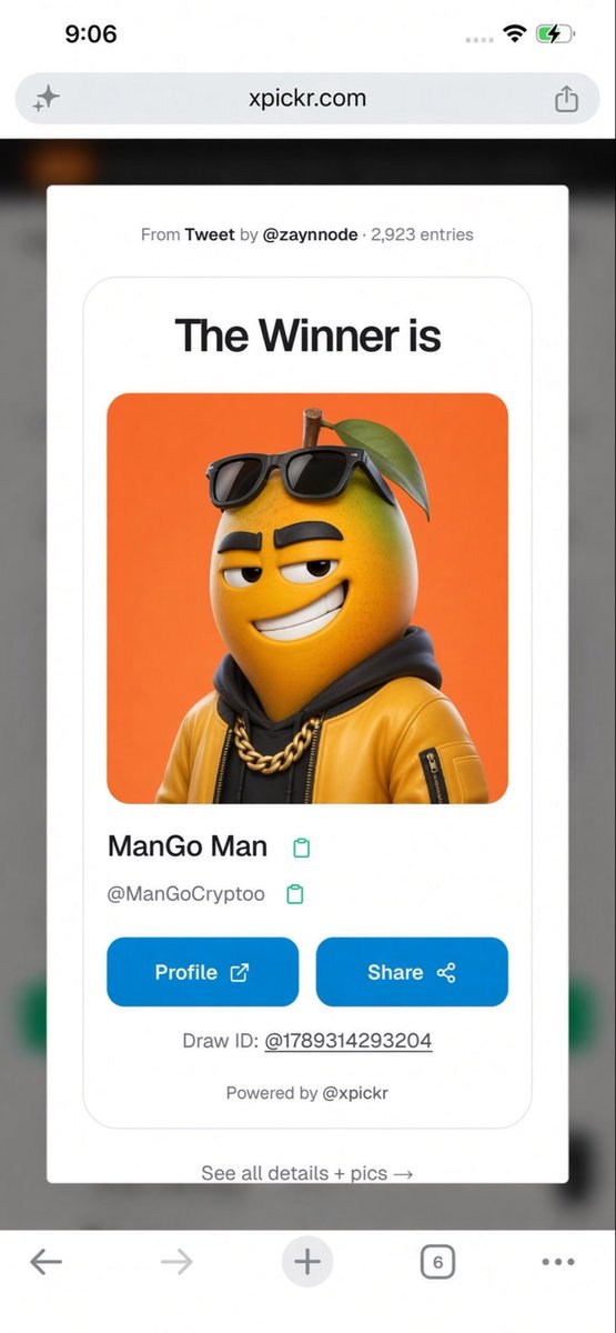 Zaynnode's tweet photo. Sent you Money 💸

@ManGoCryptoo 

Who’s next to win that still hasn’t won yet? 
RT.Drop #Solana Addy 

2 more winner to go 🎉 https://t.co/PmDelRsoSp
