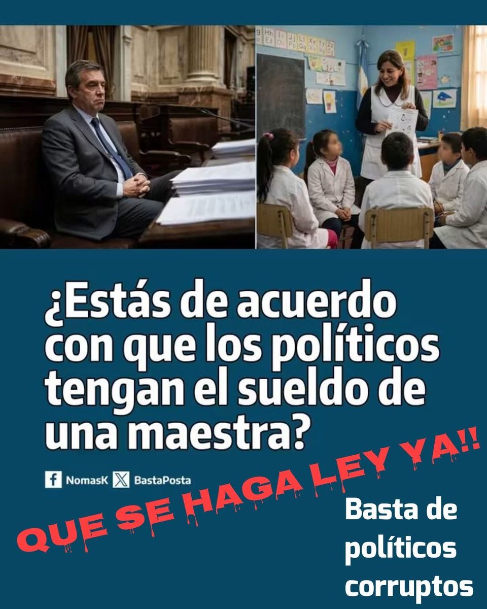 XxiJusticia's tweet photo. Sí, así nadie quiere ser político y reducimos el congreso https://t.co/PfpwtgBQWj