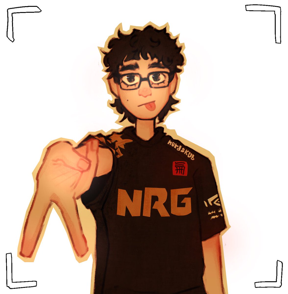 nerdskub's tweet photo. champs jersey is fire, so here’s keiko (◠‿◠) https://t.co/phXC6zwgcx
