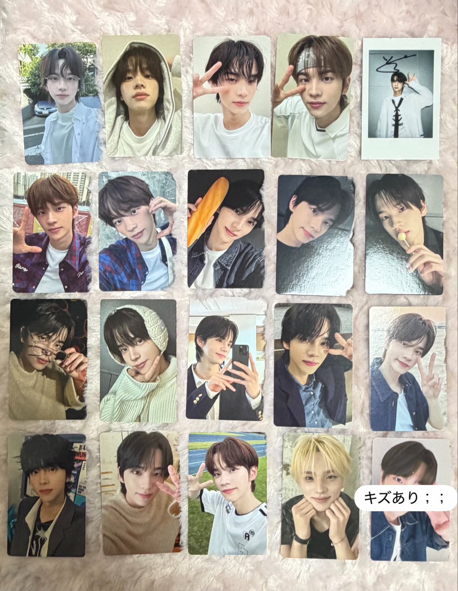 Amateraaaas's tweet photo. tws トレカ 交換 

譲 ) シニュ ドフン ヨンジェ ハンジン ジフン

求 ) ギョンミン 🐥 or 買取(ご希望額のご提示お願い致します)

郵送でのお取引📮
お気軽にお願いいたします🎶 https://t.co/Hr72DWzt4W