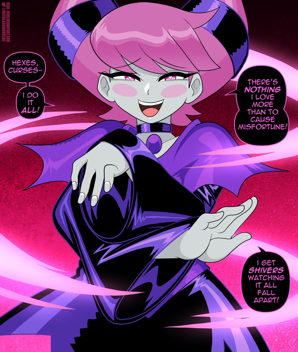 NicolasGravelQC's tweet photo. 🩷 The Dark Witch of Misfortune 🖤 #Jinx #TeenTitans #DCcomics https://t.co/vwYQzwiJJP