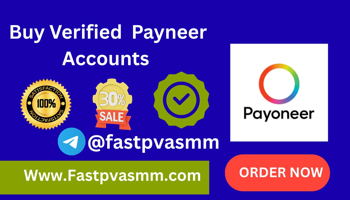 fastpvasm's tweet photo. 💳 Payoneer Account – A Convenient Solution for International Payments
If you want to more information just contact now.
24 Hours Reply/Contact
➤Email: fastpvasmm@gmail.com
➤Telegram: @fastpvasmm
➤WhatsApp: +17575151626 https://t.co/ad66cDgduG