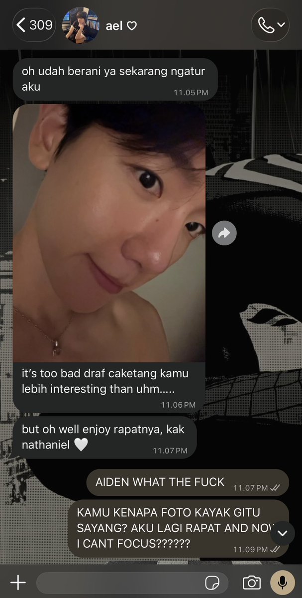 ihugbh's tweet photo. (Si Ntik &amp; Si Teknik) Nate lagi pusing draf angkatan, Aiden lagi pasang mode umpan.

—#chanbaek one tweet au https://t.co/aahsgY4sRU