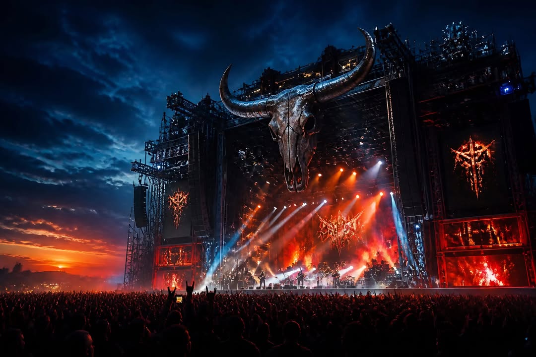 HirokoDemb6h's tweet photo. No office, no deadlines, no ordinary life—just loud guitars, dusty boots, lifelong friendships, and thousands of voices singing as one. Welcome to Heavy Metal Heaven. https://t.co/B5gbK1ZtKV