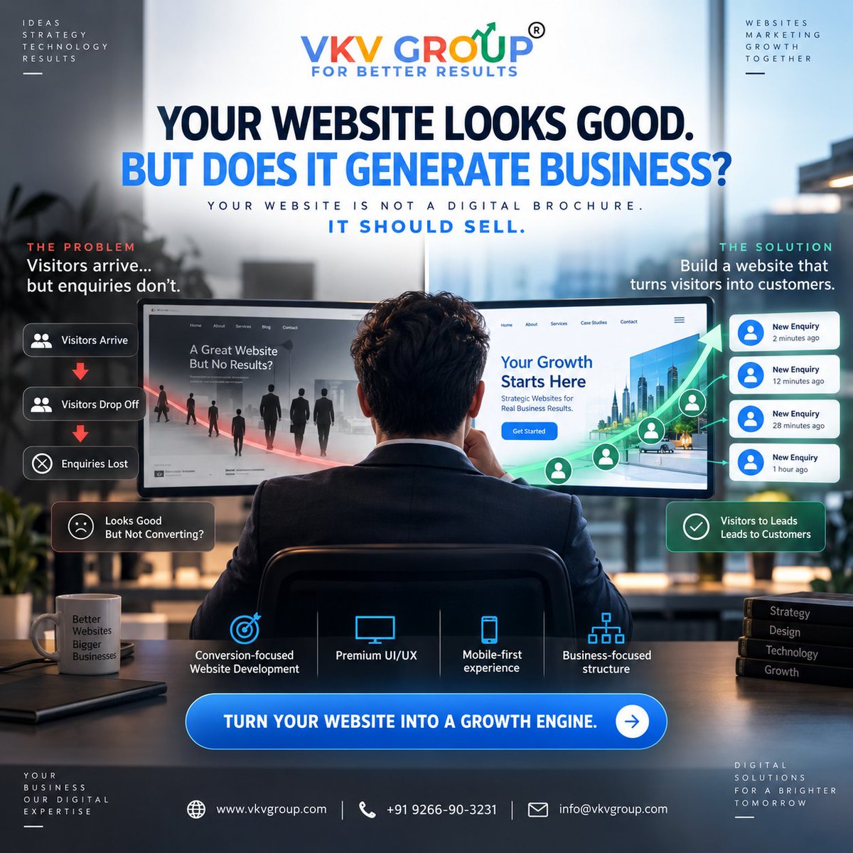 vkvgroup's tweet photo. BUILD A WEBSITE THAT TURNS VISITORS INTO CUSTOMERS with #vkvgroup

👉 https://t.co/kHMWPKOqjp 
🌐 https://t.co/WrajNZlfCt

#WebsiteDevelopment #Digitalmarketing #seo #smo #smm #entrepreneur #business #vikashkrvkv  #vandanakrvkv #bookvkvgroup #taxvkvgroup #PMModi #VinFastIndia https://t.co/XrTaMt1gp5