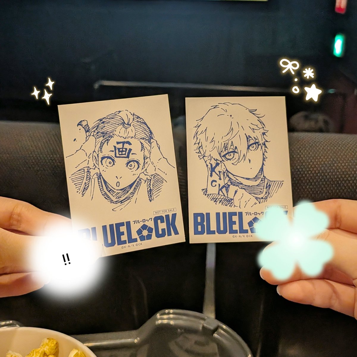 o_o97ju's tweet photo. やっとブルーロック観に行けた💙
お友達のおかげで推しの蜂楽くんの入場特典ゲットできた(ᐡっ ̫ •̥⸝⸝ᐡ) https://t.co/eyjhaINsMH