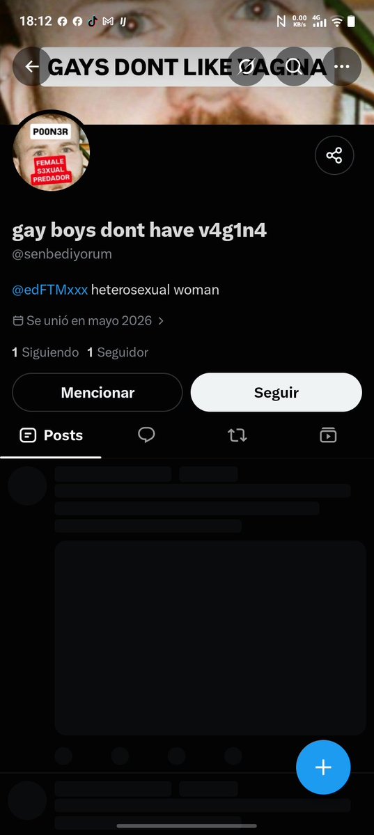rottenluv666's tweet photo. @renostalgicos que hables de homofobia y tengas una segunda cuenta acosando a gente por ser trans tiene telita eh... https://t.co/6OPnJ1n4iE