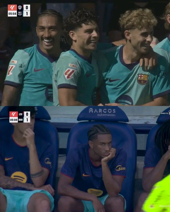 billy_deculer's tweet photo. 📸 | La Liga cam focused Balde right after Espart scored! https://t.co/XYhgj6zS1W