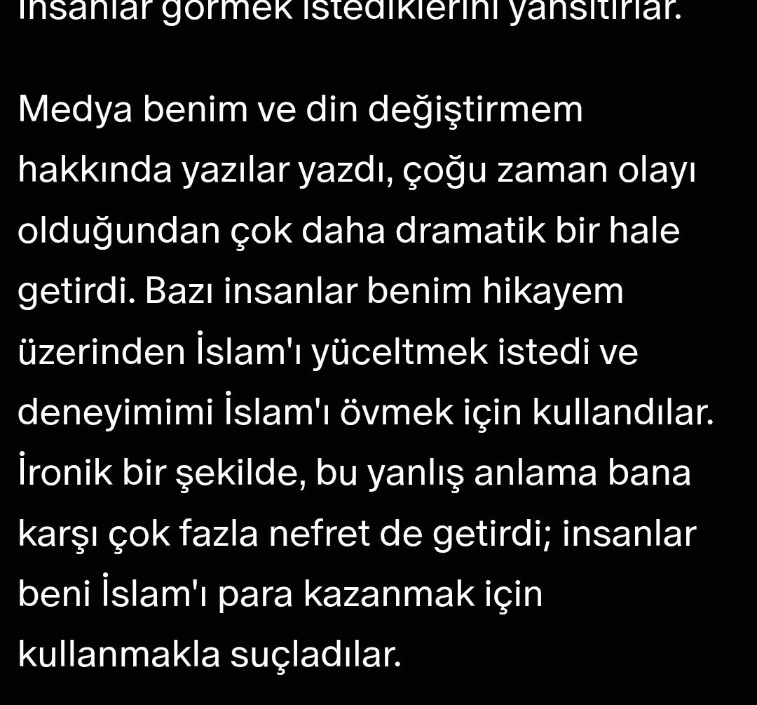 hasanbakir06's tweet photo. Eski bir porno yıldızı kadın sektörü terk edip Müslüman olmayı seçiyor ve ilgi hiç olmadığı kadar kendisine yöneliyor. Bu steminde beni en çok rahatsız eden şey bazılarının kendisini kullanarak İslamı yüceltme çabası. Ve ne yazık ki bu konuda haklı. https://t.co/73QU84G14Y