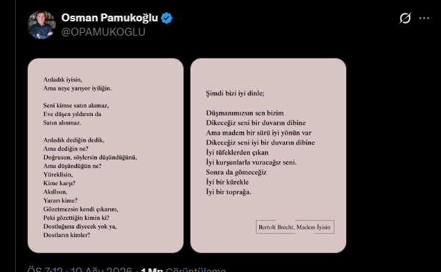 ZobiciQue's tweet photo. Bu adam Türk Silahlı Kuvvetleri'nde 43 yıl görev yapmış emekli bir tümgeneral.

Alıntıladığı şiire bakın.

Kime gönderme yapıyor? Kimi tehdit ediyor sizce?

Memleket bu canavarların elindeydi işte.

Buyrun eski Türkiye ve dinozorları... https://t.co/EfFvUO4HSF