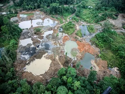 La minería ilegal afecta a 22 provincias.