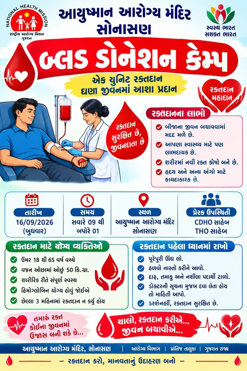 CdhoSabarkantha's tweet photo. #Donateblood 
#Blooddoation 
#savelife https://t.co/WnNwvsMOEH