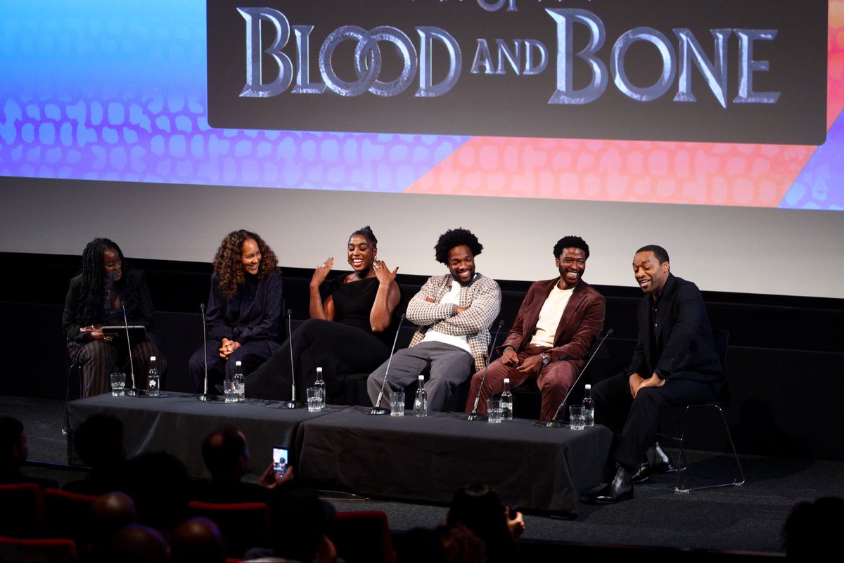 ChildrenofBandB's tweet photo. London got an exclusive glimpse into the world of Orïsha. #ChildrenOfBloodAndBone brought the cast, filmmakers, and exclusive clips to S.O.U.L. Fest x @ABFF. https://t.co/rQqUoz6tn5