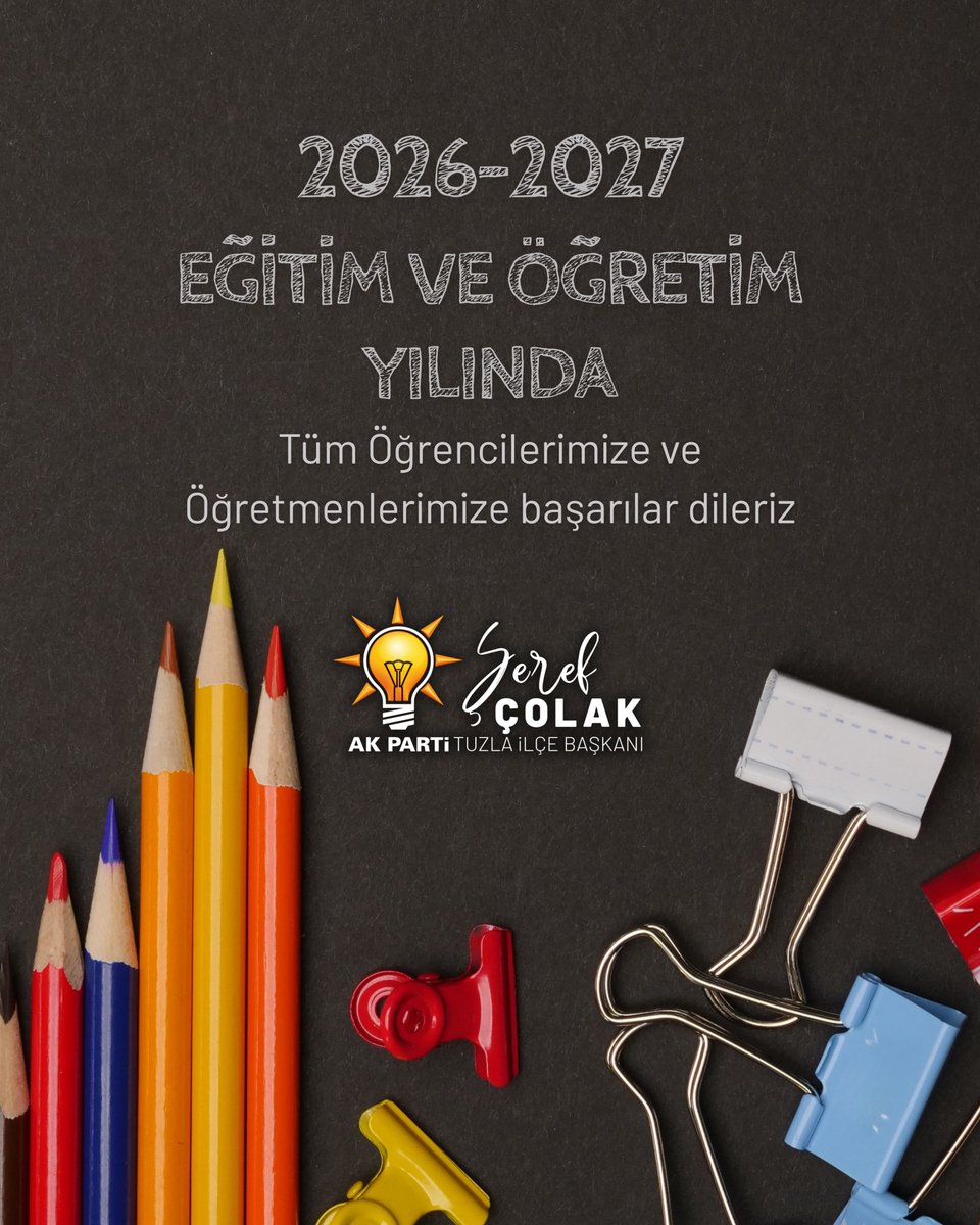 aktuzla's tweet photo. 2026-2027 Eğitim ve Öğretim Yılı’nın; geleceğimizin teminatı sevgili öğrencilerimize, kıymetli öğretmenlerimize ve velilerimize hayırlı olmasını diliyoruz.

Bilginin, emeğin ve başarının ışığında; ülkemizin yarınlarını inşa edecek tüm öğrencilerimize başarılarla dolu bir eğitim yılı temenni ediyoruz.

Yeni Eğitim ve Öğretim Yılı hayırlı olsun. 📚