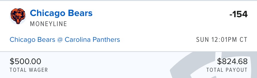 JimmySportPicks's tweet photo. You know the drill...

Bears to the superbowl this year? Let's go! https://t.co/yK5bys0mG7