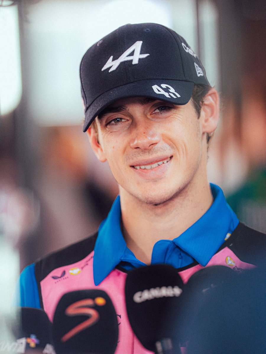 AlpineF1Team's tweet photo. The smile says it all... Mega job today @francolapinto 🥰 https://t.co/9WeLXjlA56