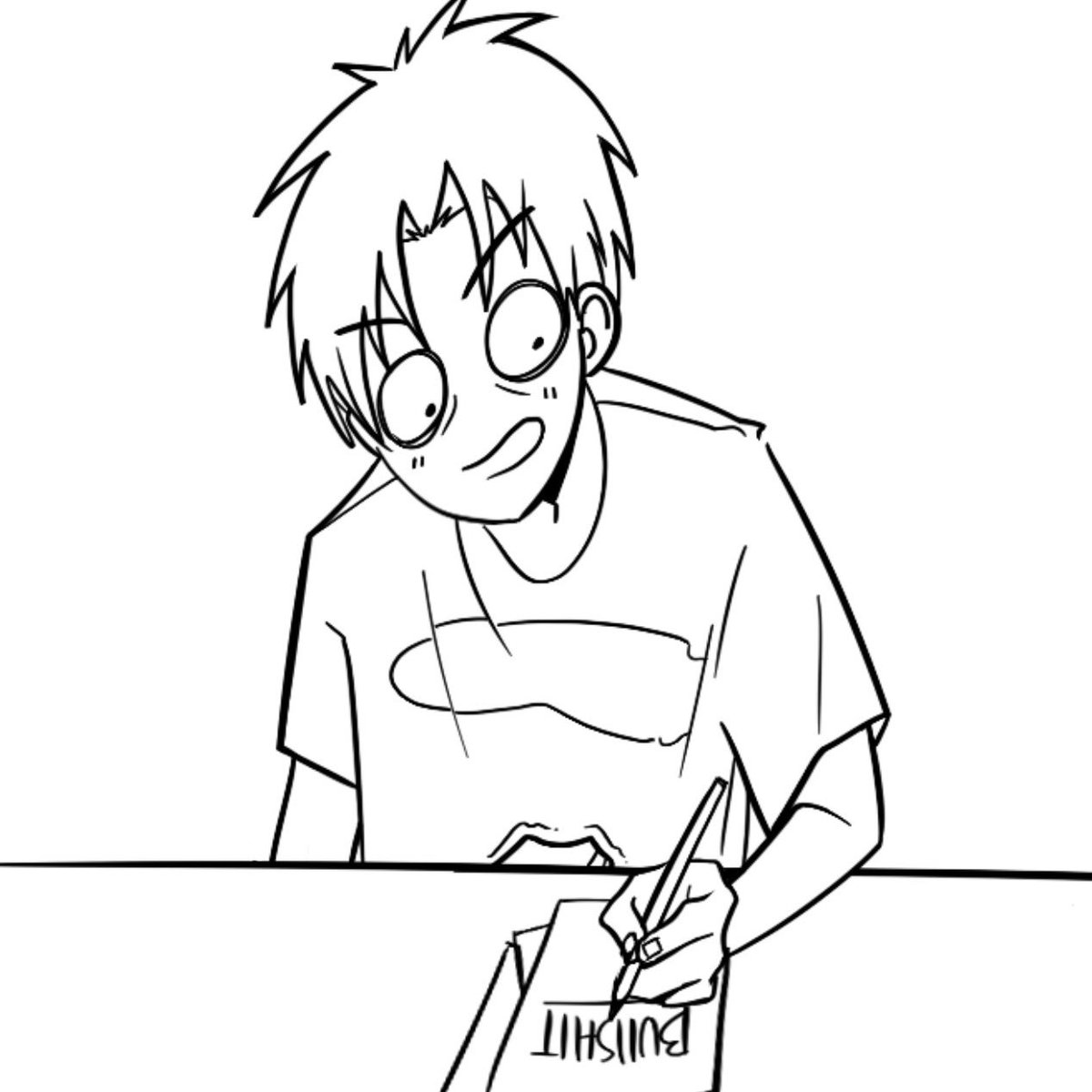 zanepill's tweet photo. hand cramps be damned, my boy knows how to work a pencil! https://t.co/75eQMKXrF2