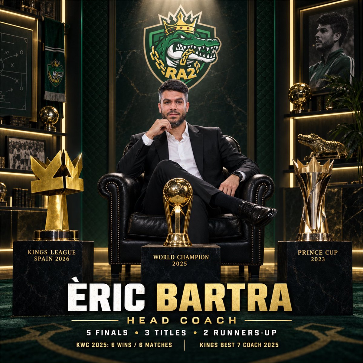 RA2team's tweet photo. المدير الفني للفريق وصل 🧠
ÈRIC BARTRA
Welcome, Coach! 👔⚽️ https://t.co/w7aT7Zyozj