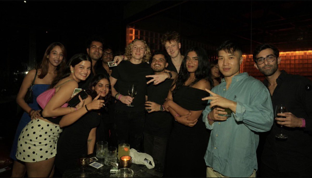 nehalmisra's tweet photo. the last few days have been so stressful and somehow perfect.

moonrush went from an idea to a live event in <4 days. from curating the food, naming the drinks to designing the menu and locking in the space + flow for the event to make sure everyone actually had a great time.

no notes. we're only getting started, so much cool shit brewing at @triplespeedai ⭐️