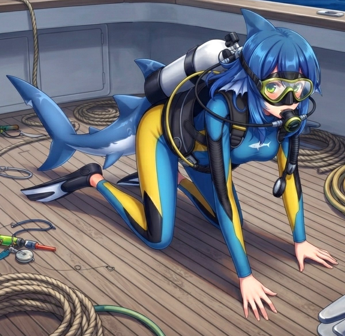 GarishBoy3144's tweet photo. #スキューバダイビング #sharkgirl
#AI生成
#SCUBADIVING #scubagirl
#scubadivng
#AIart️️️️️️️️️️️️️️️️️️️️️️️️️️️️️️️️️️️️️️️️️️️
#wetsuit
あ〜、今日からまた全部雨予報で憂鬱な1週間です。
青空が遠い… https://t.co/2OGBmUSQfw